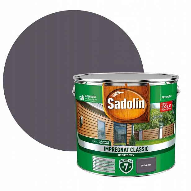 Sadolin Classic Impregnat 9L Antracit