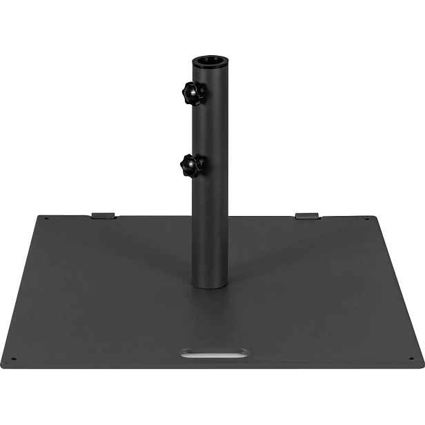 Základna slunečníku 21,5 kg na kolečkách nastavitelná 41/49 mm Costway černá