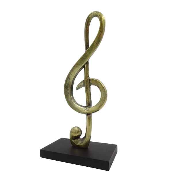 Soška houslový klíč 27 cm Figurka Hudba