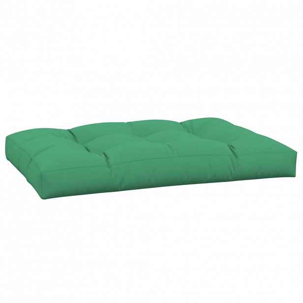 vidaXL Poduška na palety zelená 120 x 80 x 12 cm textil