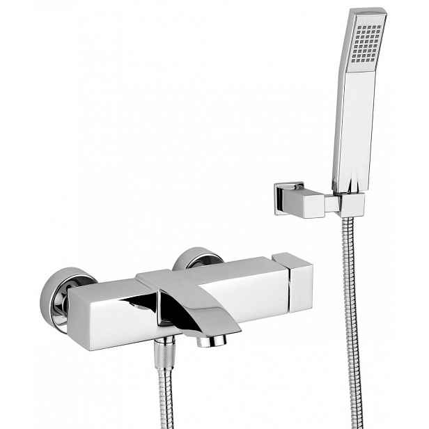 Paffoni Level - Vanová baterie s příslušenstvím, chrom LEC023CR