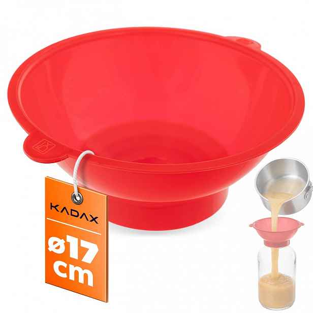 TEMU Univerzální kuchyňská nálevka KADAX pro sklenice a balónky, průměr 43 - 100 mm