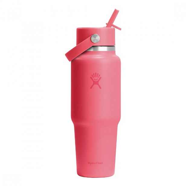 "Wide Straw" láhev na vodu, nerezová ocel, 950 ml, Popstar Pink - Hydr