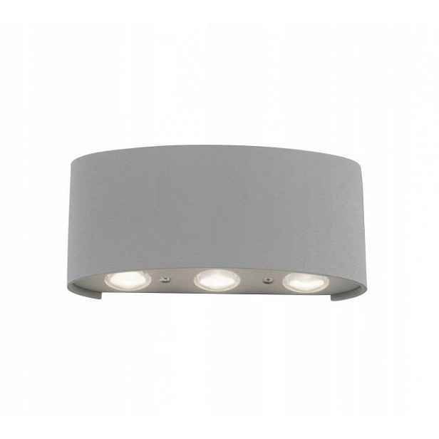 Nástěnná nástěnná lampa Stříbrná Led 6x0,8W IP54 Carlo Paul Neuhaus