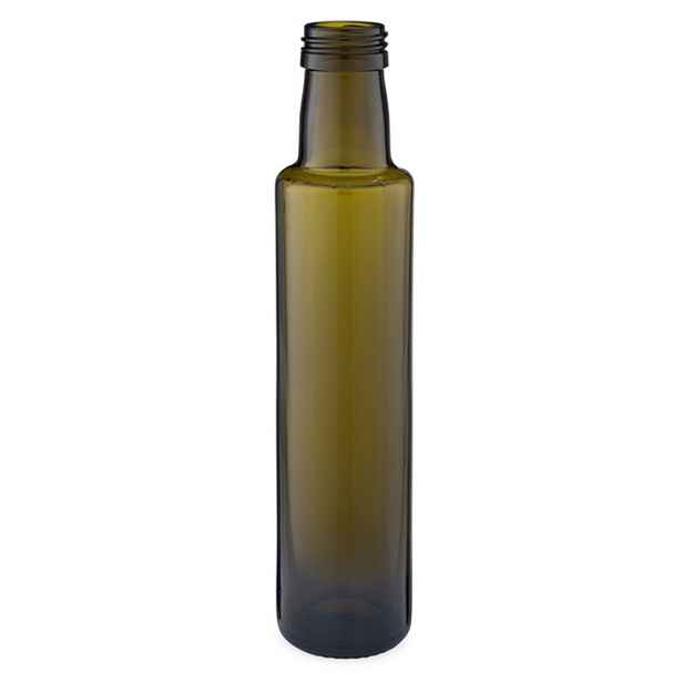 Skleněná lahev Dorica 250 ml olivová PP 31,5