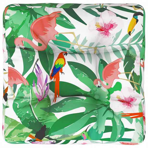 vidaXL Poduška na palety vícebarevná 50 x 50 x 12 cm textil