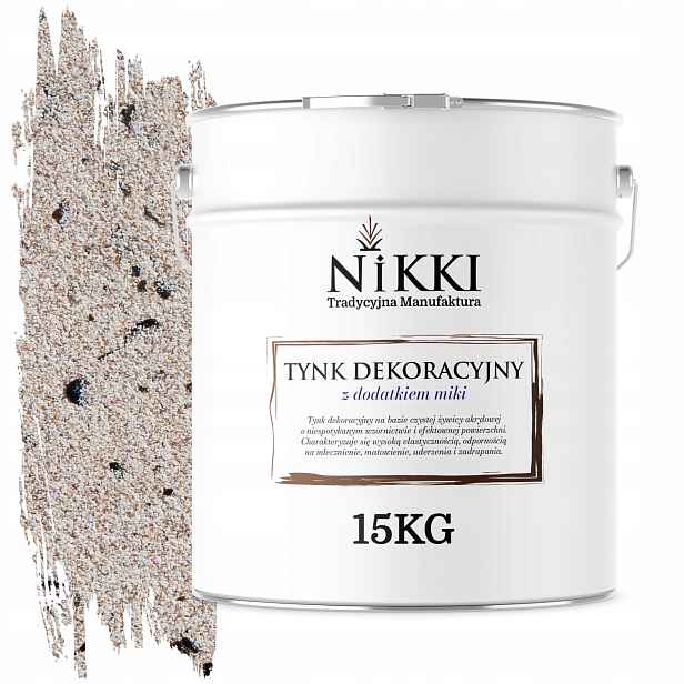 Vnější Dekorativní Omítka 15 Kg Béžová Světlá S Černou Slídou D812