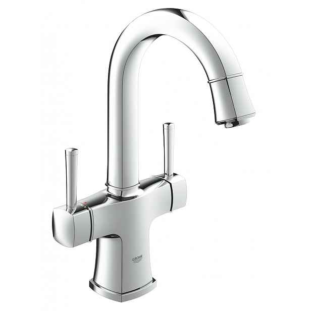 Vysoká umyvadlová baterie Grohe Grandera s výpustí chrom 21107000