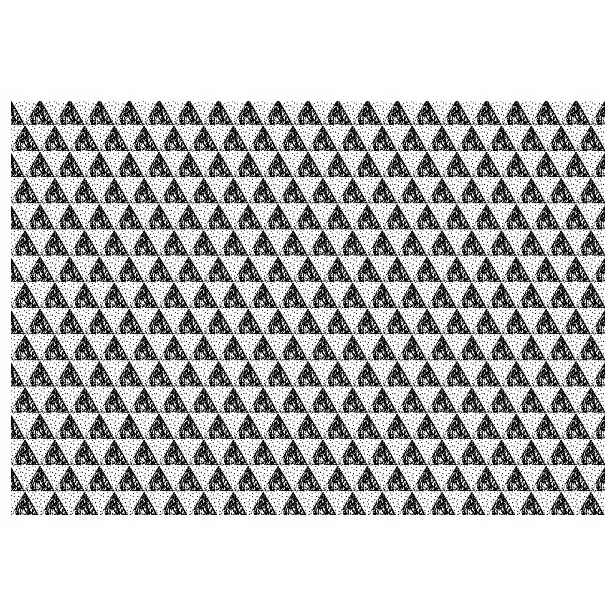 Geometrické tapety Trojúhelníky Abstrakce Č-b na bílém pozadí 350x250 lepidlo