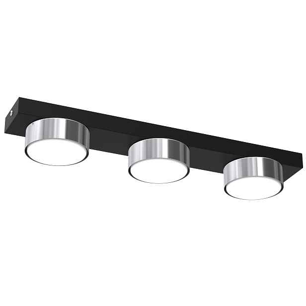 Stropní Lampa Do Obývacího Pokoje Stropní Svítidlo Led Loft GX53 Černá Chromová