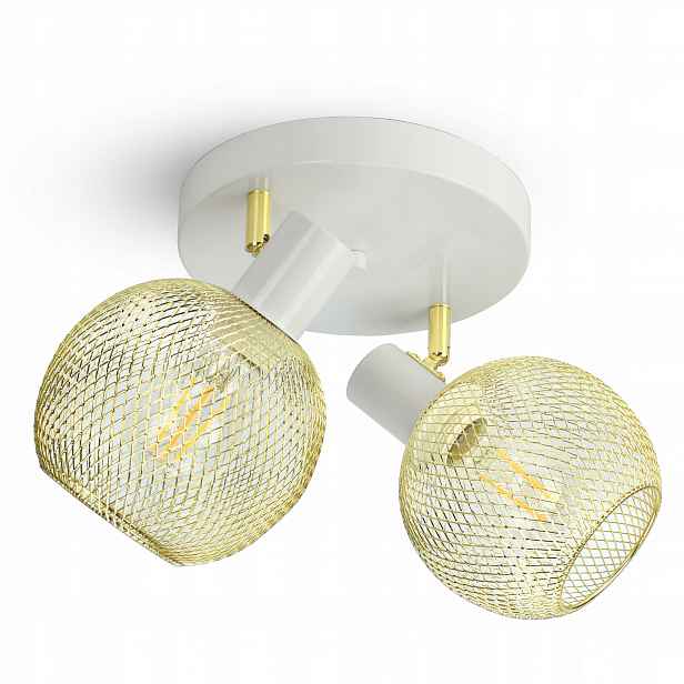 Stropní Svítidlo Lustr Stropní Svítidlo Gold Globe 488-EG2 Led 2xE27 Led Pohyblivá