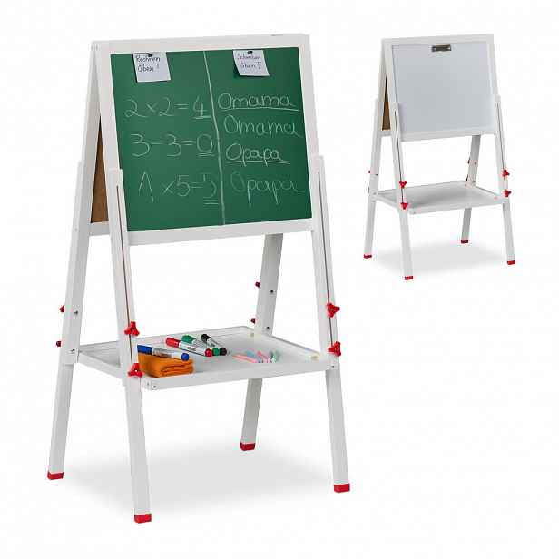 Relaxdays TABULE bílá zelená magnetická