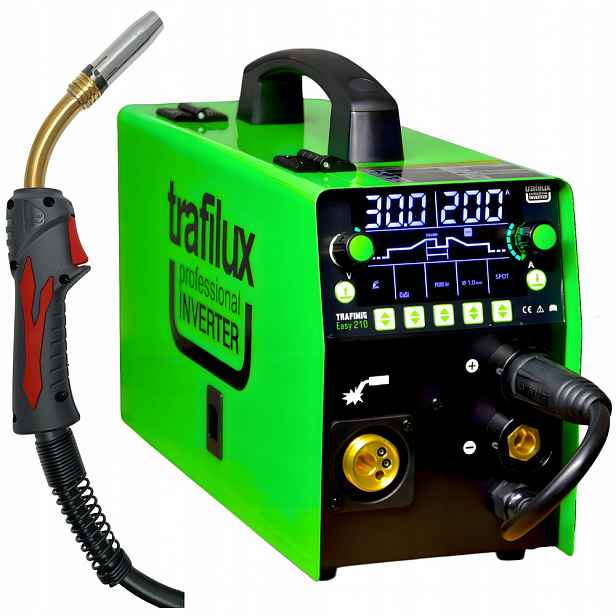 Svařovací stroj Trafimig 210 Easy Dual Puls Trafilux Synergia 200A 230V 3v1 Mig