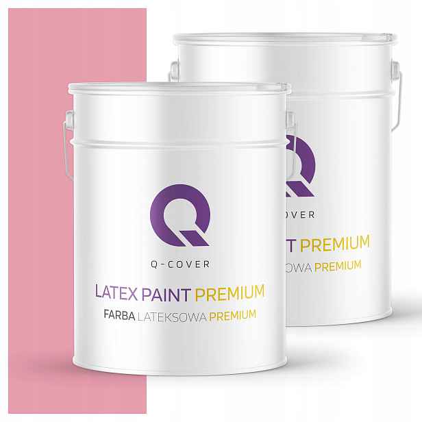 Barva Skvrnitá Omyvatelná na stěny stropů 10L Hluboká matná Růžová H3445