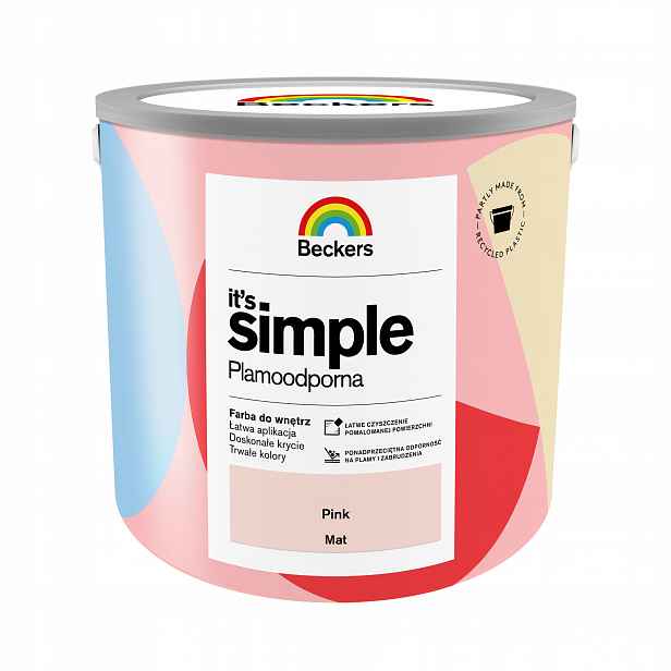 Beckers Barva Plamoodolná It's Simple Pink 2,5L