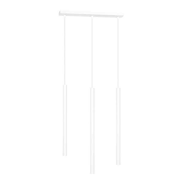 Bílá stropní svítidlo Selter 3-bodová, ocelová, G9 Led, 120 cm