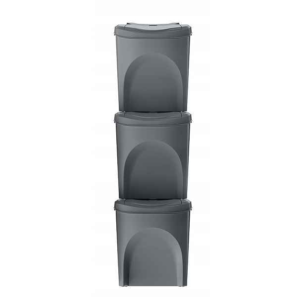 Koše na třídění odpadu Sortibox 3x25 l Prosperplast IKWB25S3-405U