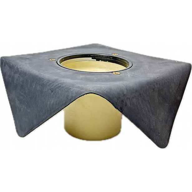 Střešní vpusť pro terasy a balkóny, přímá, 125 mm, Galeco, s límcem pro membrána Epdm