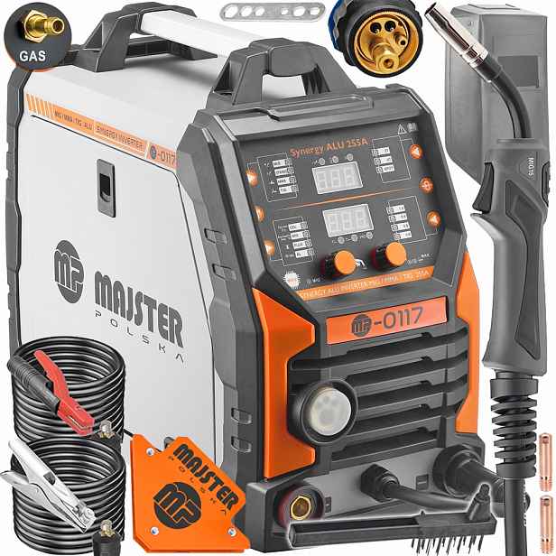 Svařovací stroj pro Aluminium Synergia 255A invertorový Majster Pro migomat MP0117