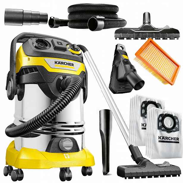 Karcher Wd 6 P S 2026 – Výkonný Vysavač Sada Sáčků A Pohlcovače Prachu