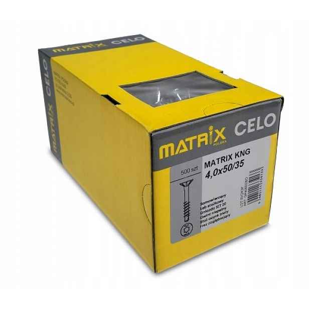 šrouby matrix konfirmanty 4x50 500ks do dřeva