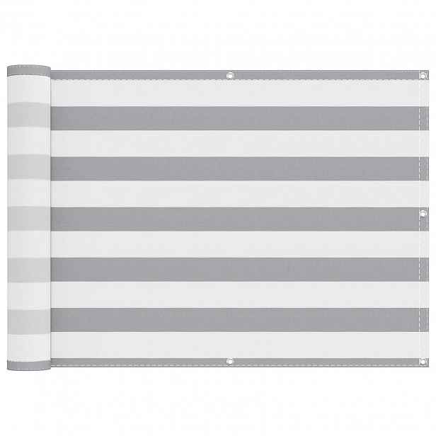 vidaXL Balkonová clona 75 x 800 cm Oxford látka Obdélníkový