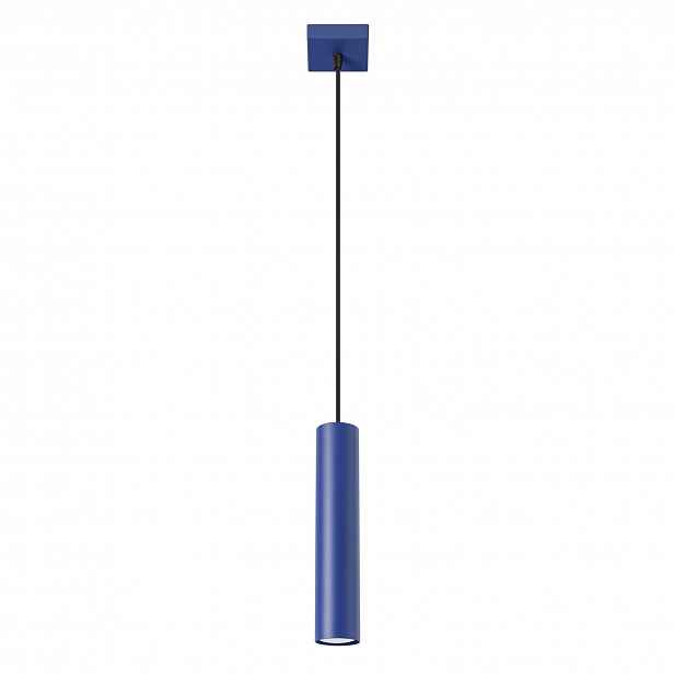 Závěsná lampa Lagos ultramarínová Stropní svítidlo tmavě modrá Zwis tuba Sollux