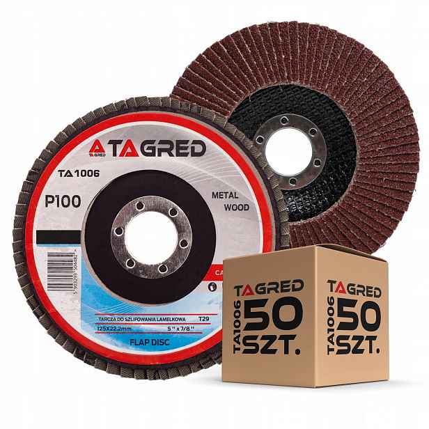 Sada 50 Ks Lamelový Brusný Kotouč 125 MM P100