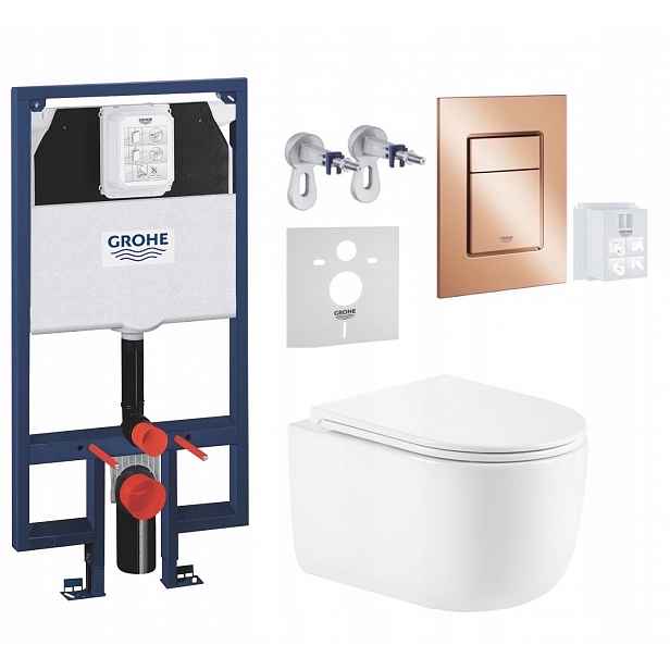 7v1 Wc Set, Stelaz Grohe Slim Wc Mísa Tornado Imprese Tlačítko