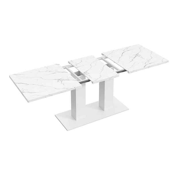 EVRYAE JÍDELNÍ STŮL Rozkládací s dvojitými nohami, 140/180 cm, jednotná velikost / dřevěný materiál