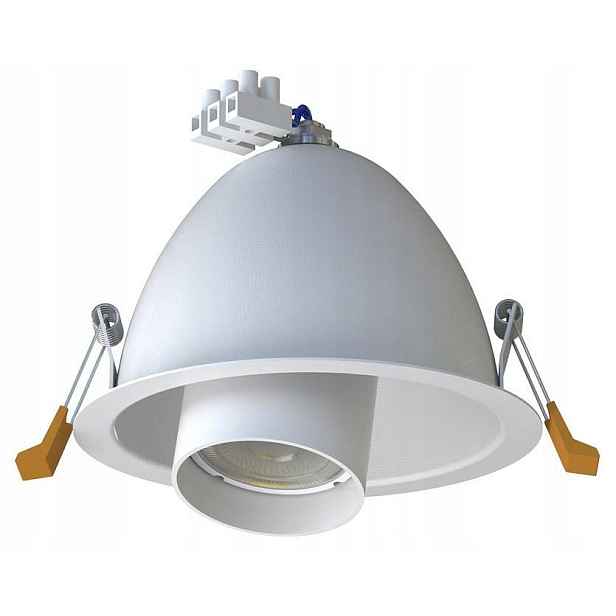 Podomítkové svítidlo Downlight Bílé 1xGU10 IP20 Stropní reflektor do domu