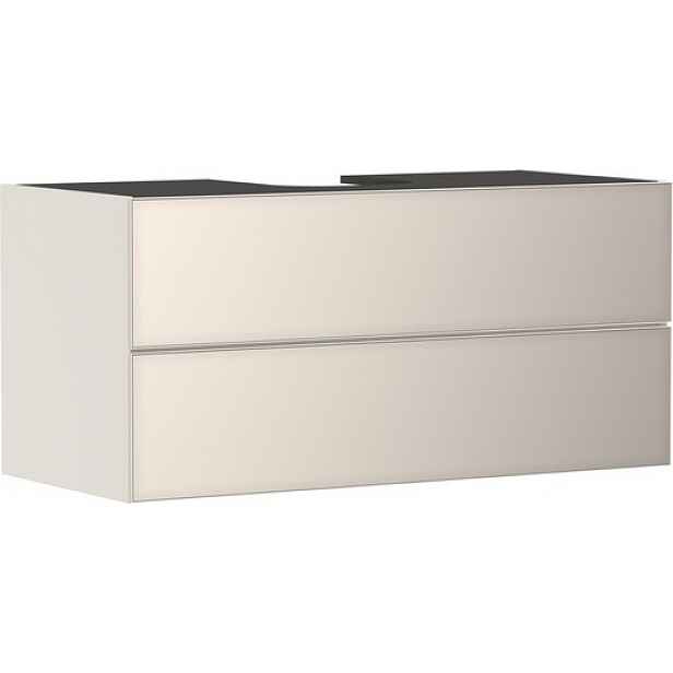 Skříňka pod umyvadlo pod desku Hansgrohe Xevolos E 118x55,5x55 cm písková matná béžová mat 54194790