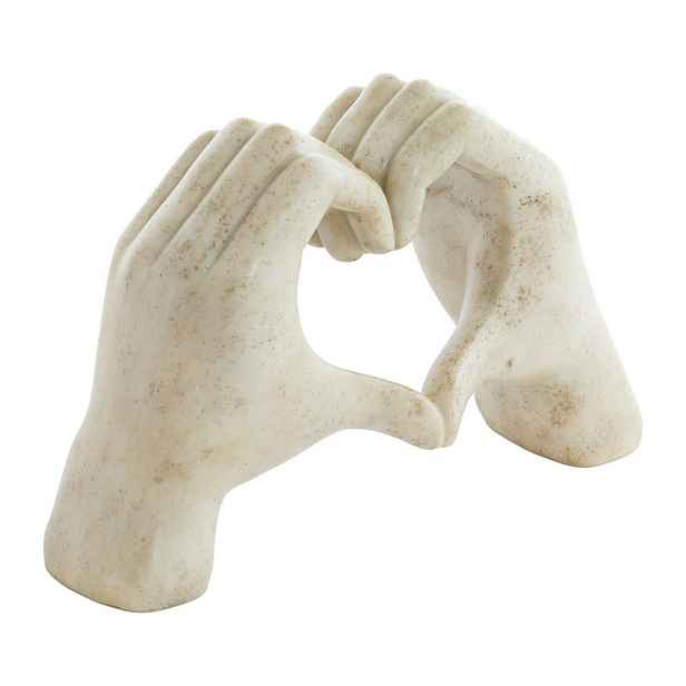 Soška z polyresinu (výška 15 cm) Hands – Light & Living