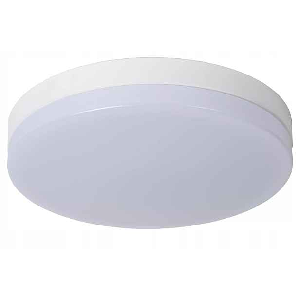 Stropní Svítidlo stropní Led koupelnový bílý kulatý 40 cm teplá barva IP44 Lucide