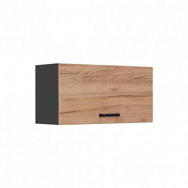 Vicco VĚŠÁK NA STĚNU R-Line, Zlatý mocný dub/Antracit, 80 cm Plochý