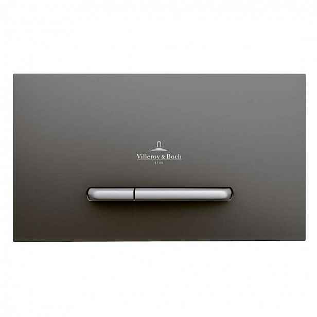Villeroy & Boch ViConnect - Ovládací tlačítko splachování, matný antracit/matný chrom 922169D8