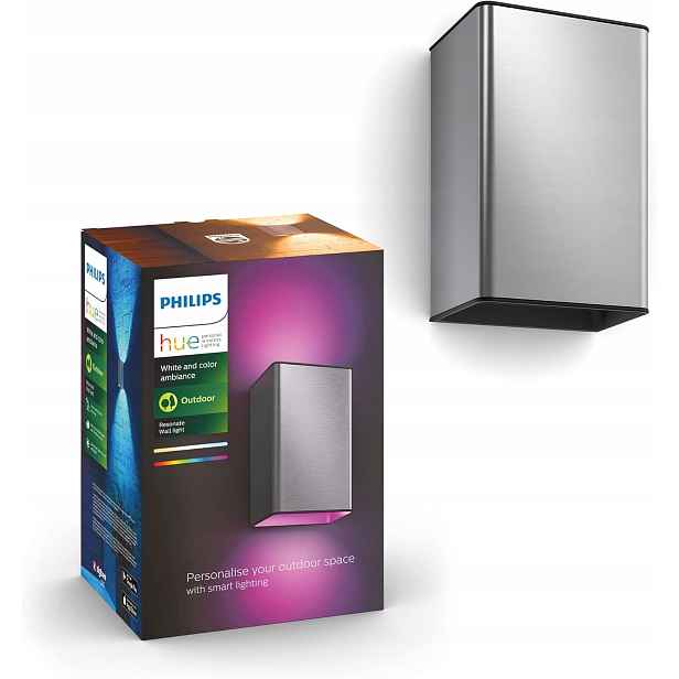 Zahradní Led nástěnné svítidlo Philips Hue Resonate 15.8W Rgb Smart