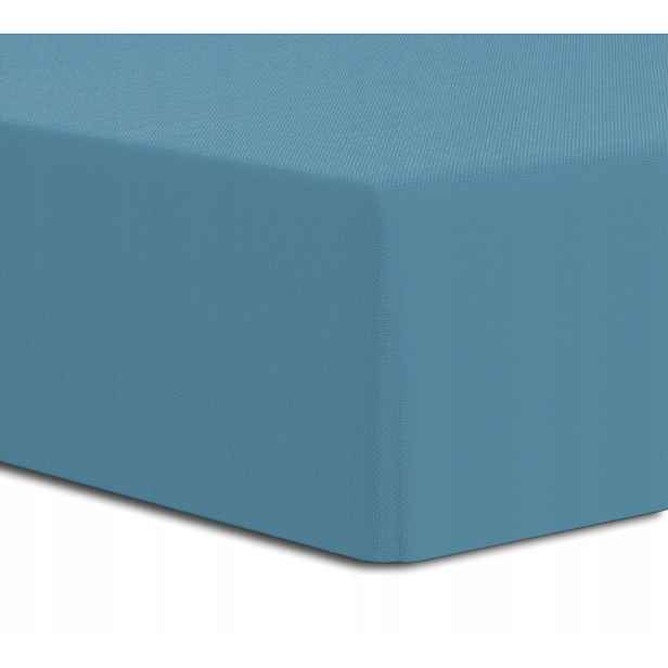 Prostěradlo Jersey Elastan S Gumičkou 140X200 Modré Darymex