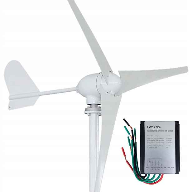 Větrný Generátor Větrná Turbína 400 W 24 V