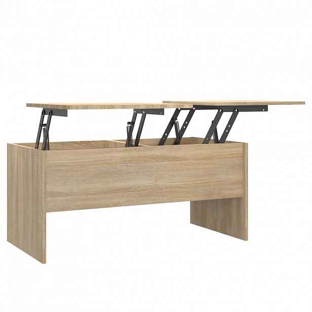 vidaXL Konferenční stolek dub sonoma 102x50,5x46,5 cm kompozitní dřevo