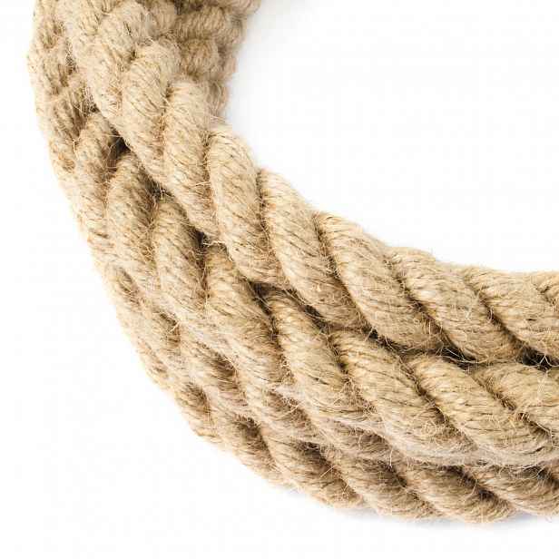 Jutová šňůra Juta zahradní šňůra Diy Dekorativní námořnická 20 mm 45 m
