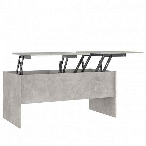 vidaXL Konferenční stolek betonově šedý 102 x 50,5 x 46,5 cm kompozit