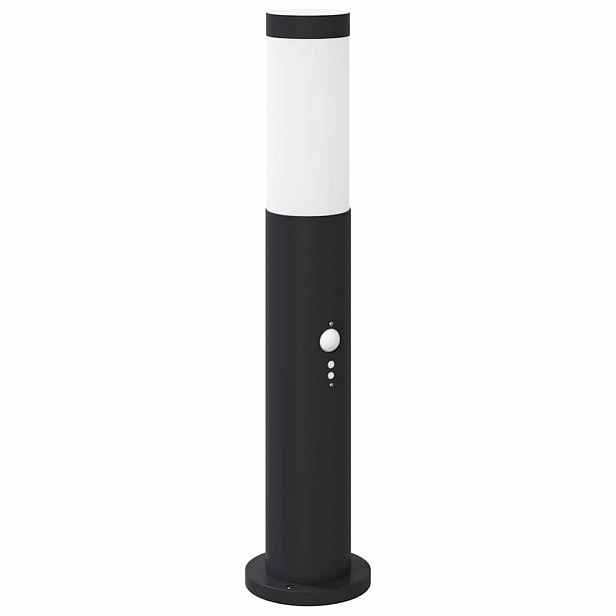 vidaXL Sloupkové svítidlo se senzorem 50 cm nerezová ocel IP44