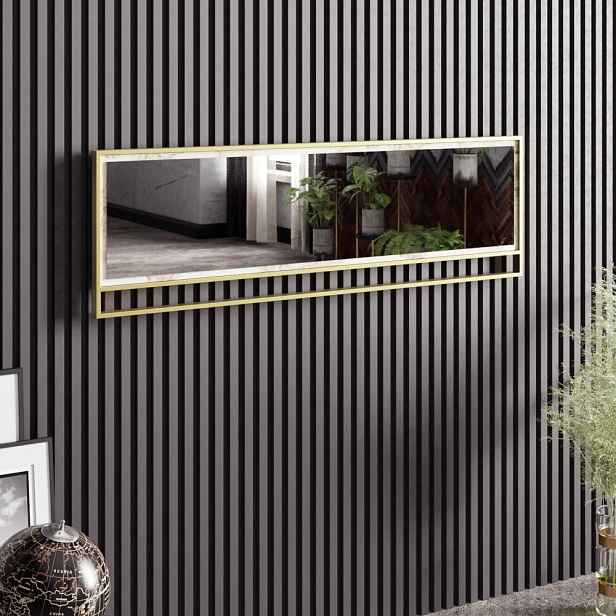 Decorative Wooden Mirror Polka 2 - White