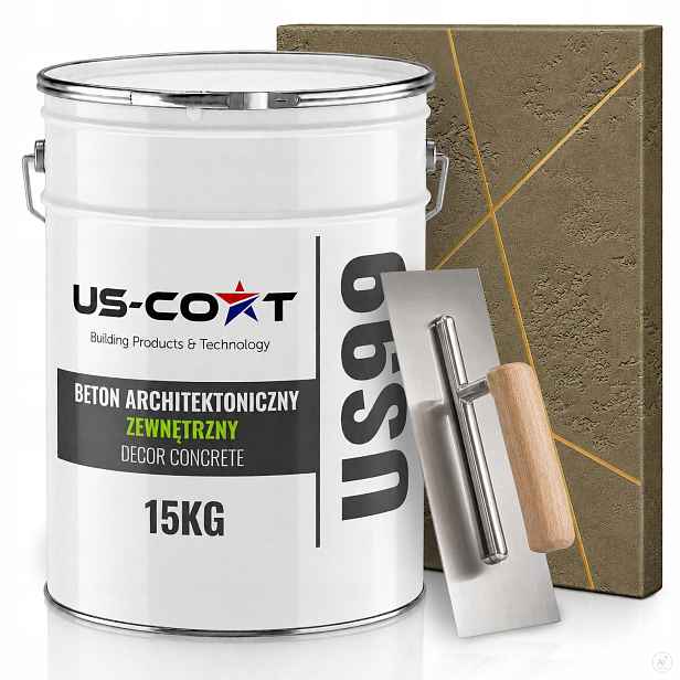 Fasádní Omítka S Strukturou Betonu 15 Kg Khaki Tmavá F456 Hotová Stěrka