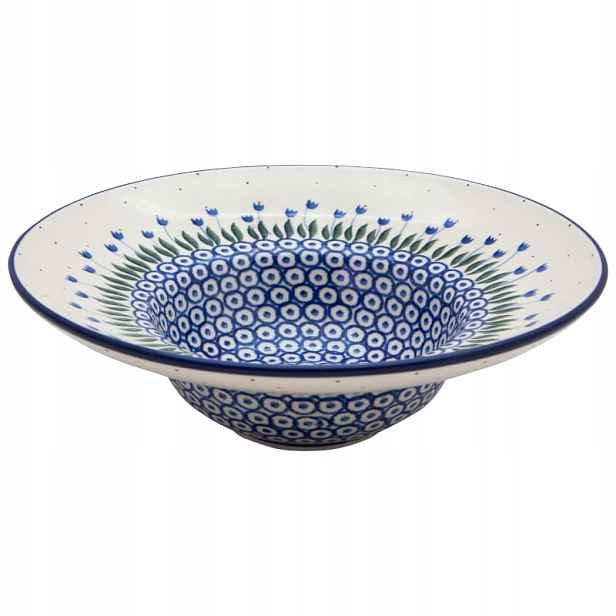Hluboký špagetový talíř 25 cm Ceramika Artystyczna Bolesławiec 0490A