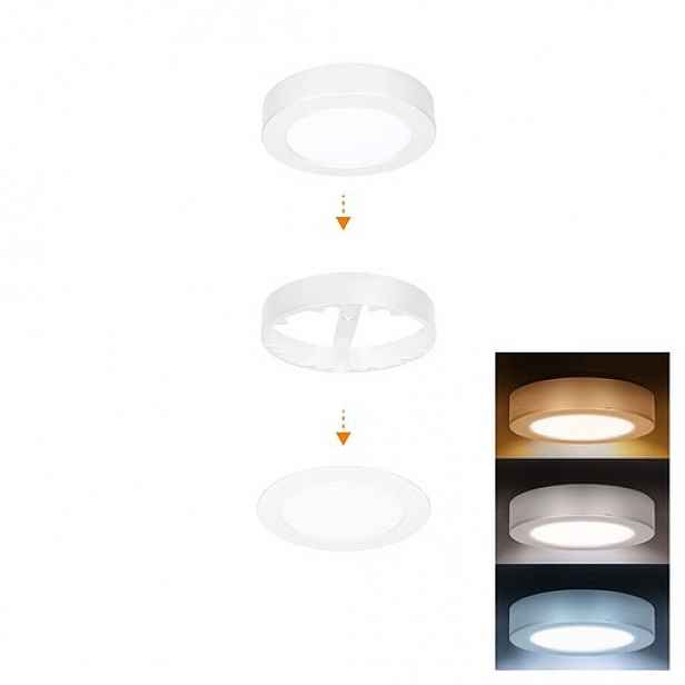 LED světelný panel Solight bílá WD240-W