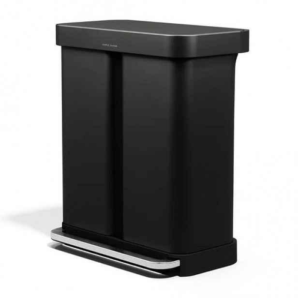 Odpadkový koš volně stojící Simplehuman 58 l černá mat CW2117