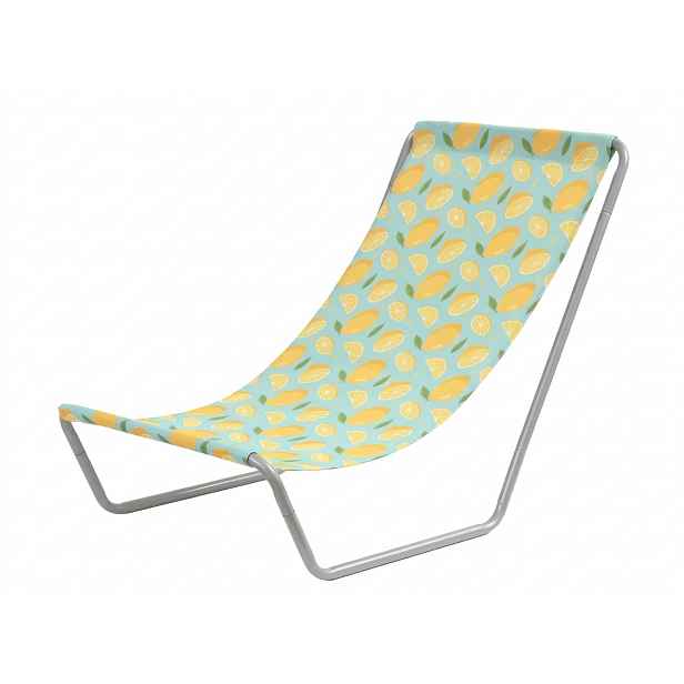 Skládací plážové lehátko SAND LEMON, barevné