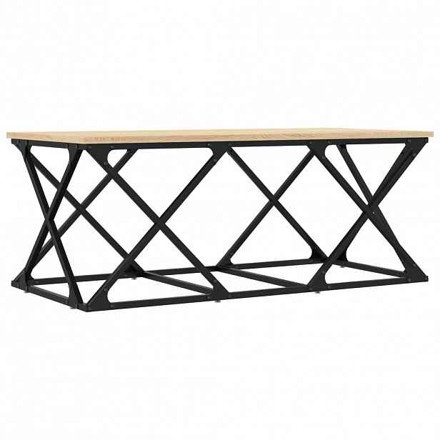 vidaXL Konferenční stolek dub sonoma 100 x 49 x 40 cm kompozitní dřevo